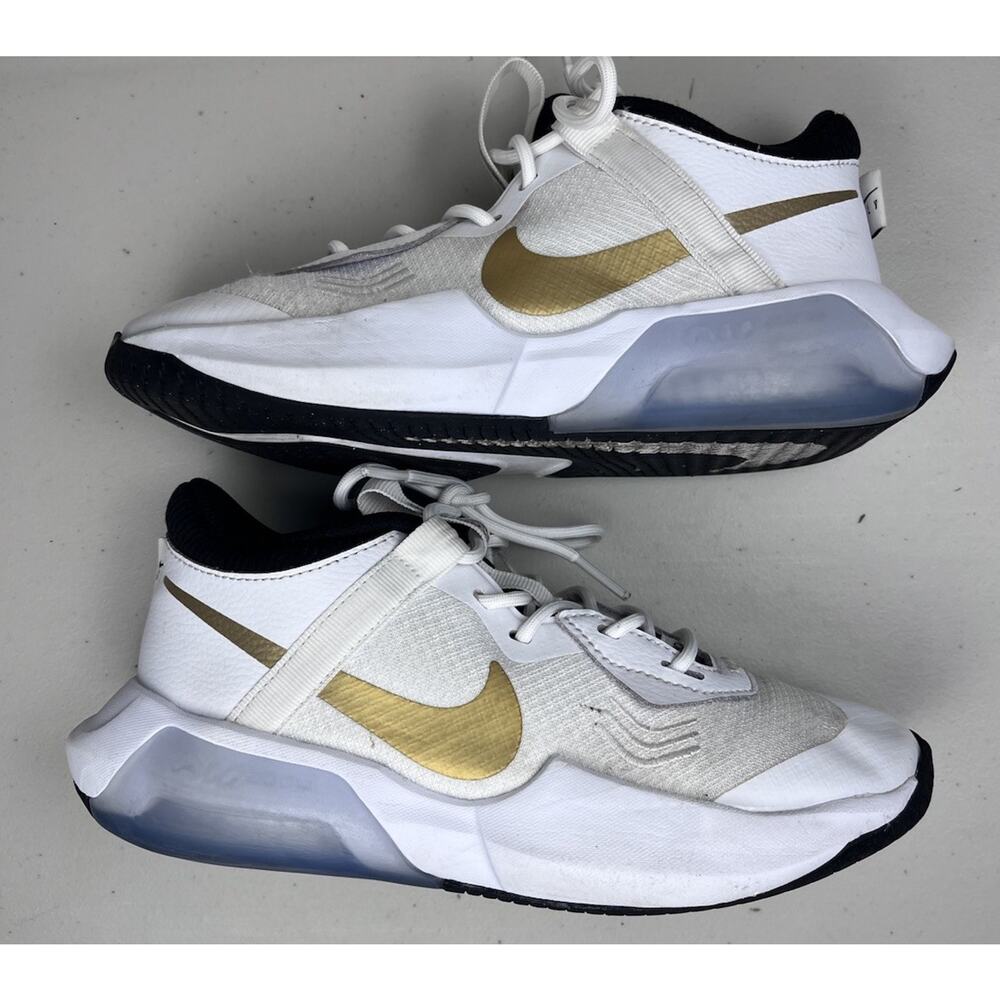 Nike Air Zoom Crossover GS White Gold DC5216-100 Youth Size 4Y Sneakers